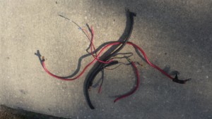 Some of the wire mess removed.